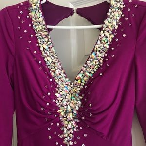 Royal Queen Magenta Gown- Size 6